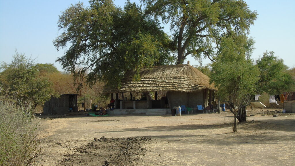 Une habitation du camp nomade.